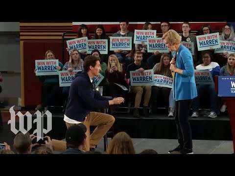 warren,-biden-interrupted-by-comedy-pranks-in-iowa