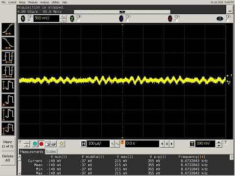 TMC2209 Power Plane Scope Capture