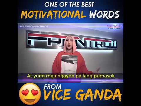 Frontrow Motivational Words Vice Ganda