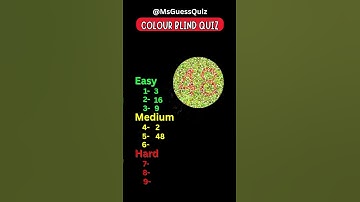 Are You Color Blind? 👀 Test Your Eyes! #Shorts, #viral, #trending, #quiz