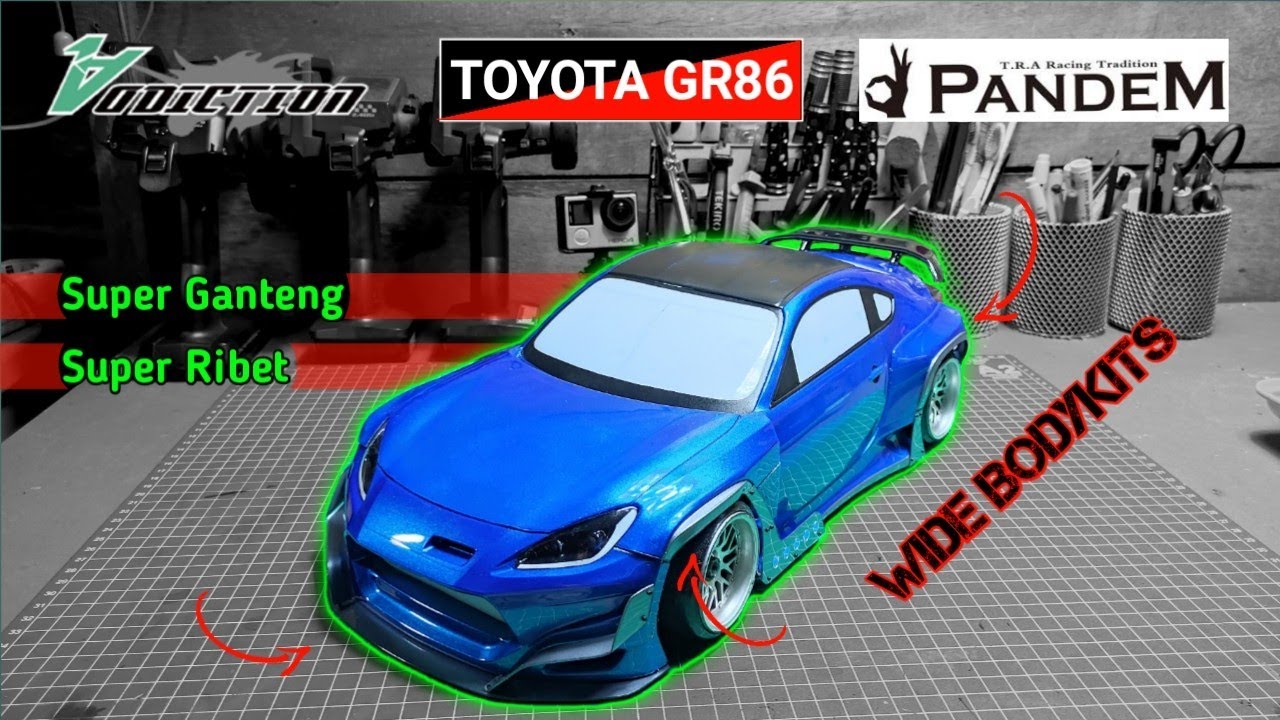 Body RC Drift TOYOTA GR86 PANDEM Real Grade!!! by Addiction