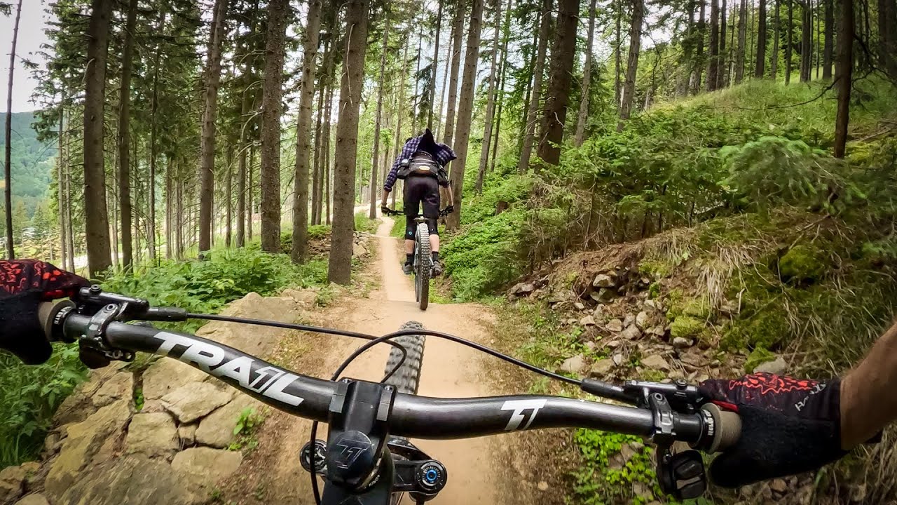 A true flow trail masterpiece Mountain Biking Dolní Morava YouTube