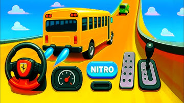Crazy Bus Mega Ramp Impossible Racing Bus Stunts Impossible Tracks - Android GamePlay