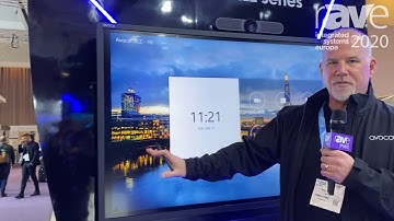ISE 2020: Avocor Talks ALZ Series Interactive Display, Designed with Logitech MeetUp for Zoom Rooms