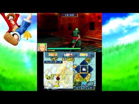 One Piece Unlimited World Red 3DS - Gameplay