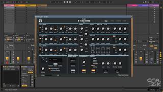 Novation V-Station - Peak Summit skin (Free VST) - Demo by Crazik