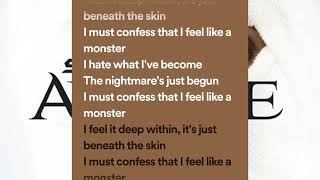 23) Skillet - Monster (lyrics)