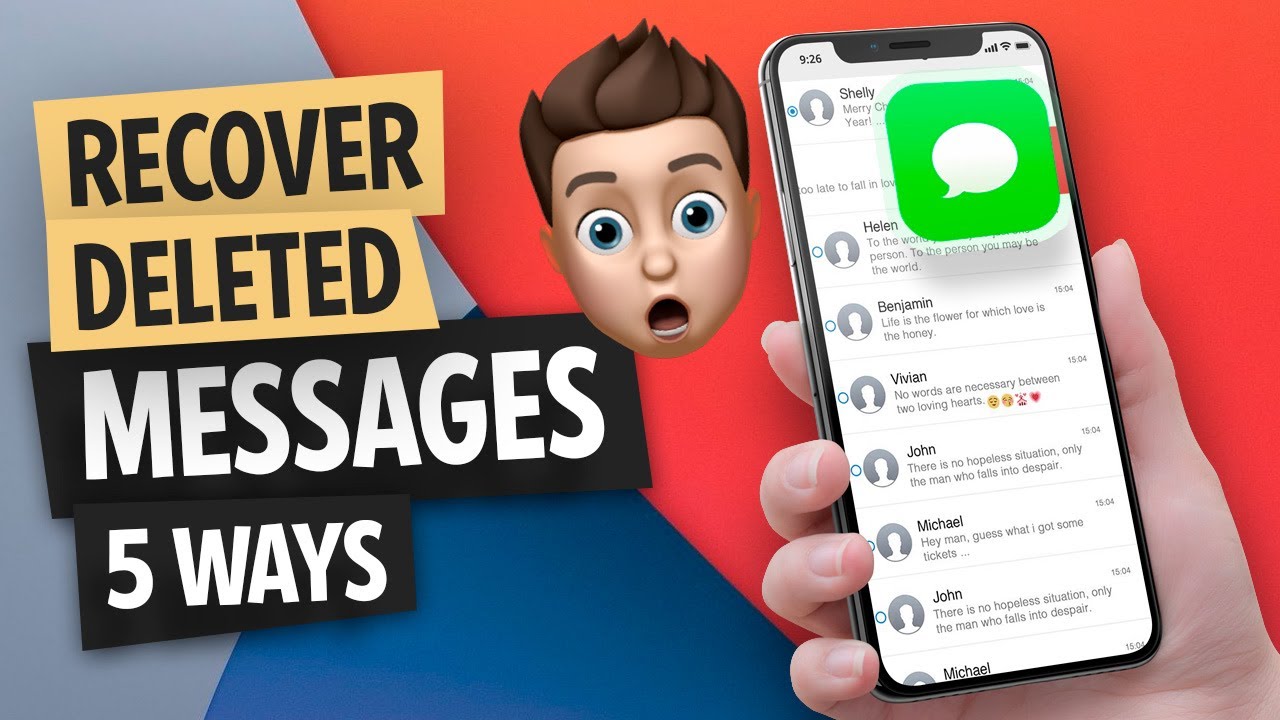 How To Recover Deleted Text Messages On Iphone: 5 Ways (2021)