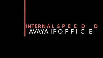 Program Internal Speed Dial  Avaya IPOffice Manager McBricker