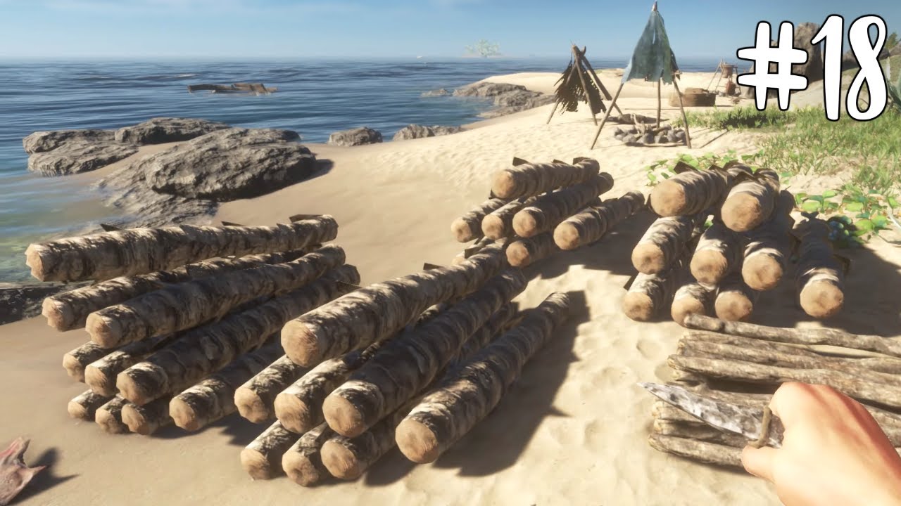 Jeg er RIG! (på træ) // Stranded Deep [Dansk] Afsnit 18