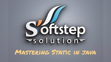 ✅✅Static Keyword: A Deep Dive ✅✅ #Java #Static #Trending #TechTips #Softstep #SoftstepSolution