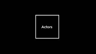 18 (Project Settings) Project Settings and Actors