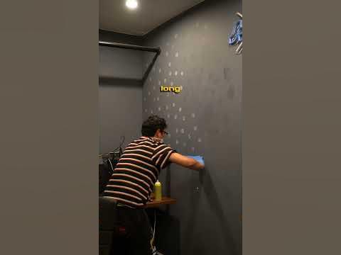 How to remove 3M Adhesive on the walls - YouTube