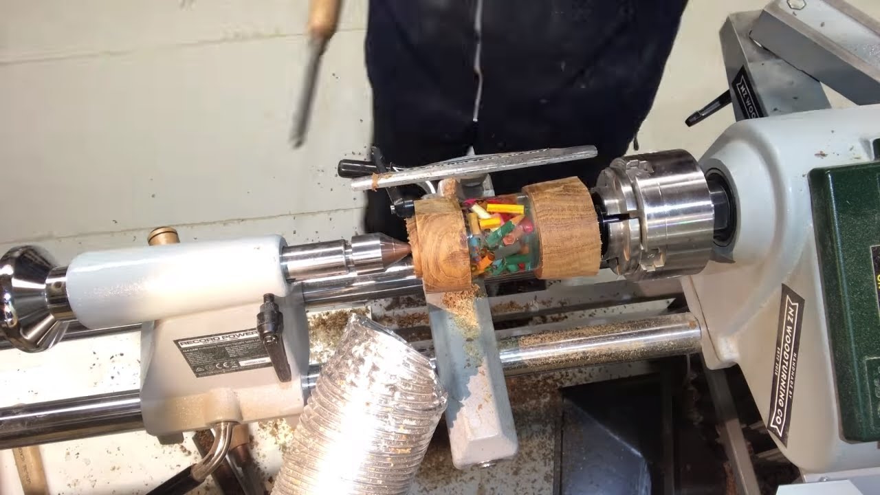 Woodturning The Pencil Pot YouTube