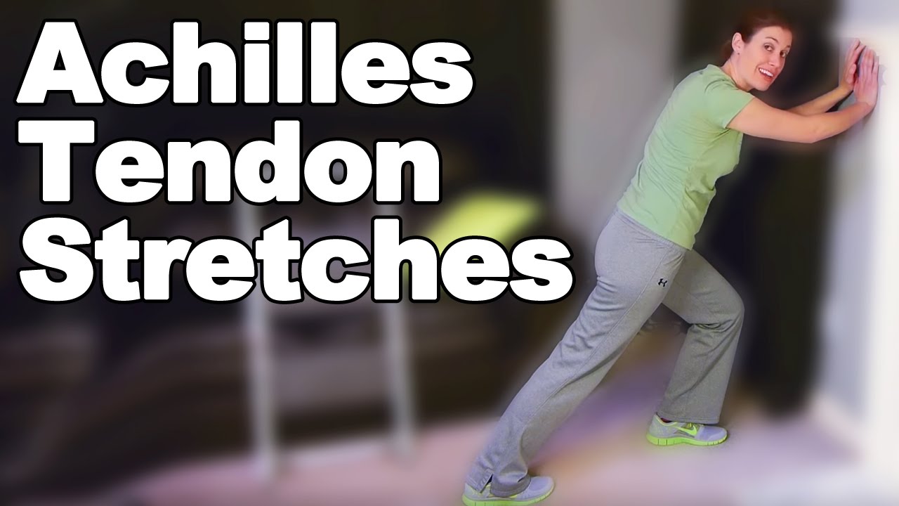 Achilles Tendon Stretches - Ask Doctor Jo - YouTube