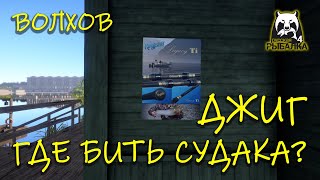 картинка: Русская рыбалка 4 (рр4). Волхов. Джиг. Где ловить судака?