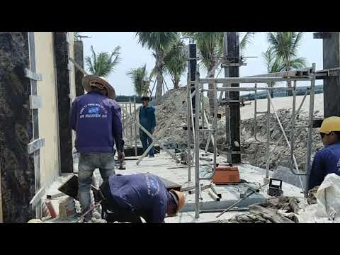 Lắp cotpha đổ trụ nhà cấp