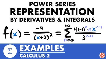 Power Series - Representation by Derivatives & Integrals Examples | Calculus 2 - JK Math