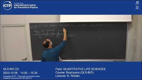 Biophysics (QLS-BIO) Lecture 2