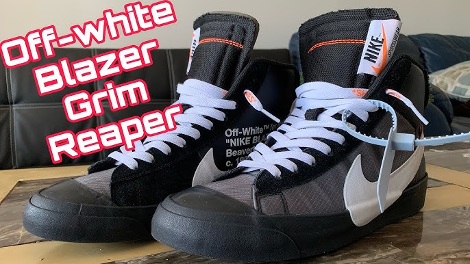 Nike Blazer Mid X Off White Grim Reaper Detailed Look Overview Youtube