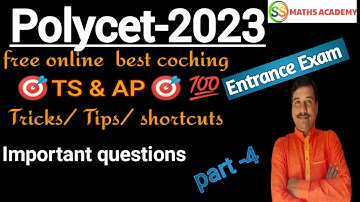 Polytechnic 2023 | ts polycet entrance exam preparation2023 | ap Polycet entrance exam preparation