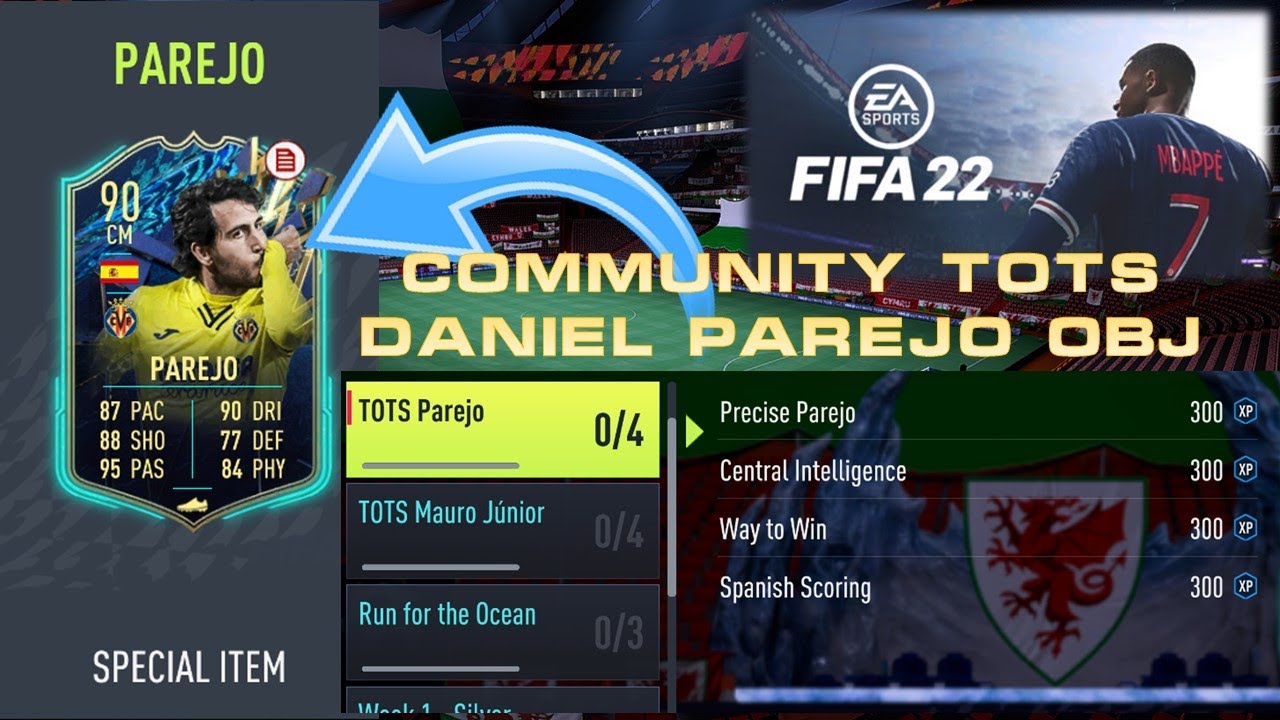 Fifa 22  |  How To Complete The Community TOTS Daniel Parejo Objective card