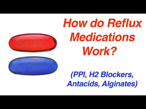 Wie wirken Refluxmedikamente? (PPI, H2-Blocker, Antazida, Alginate)