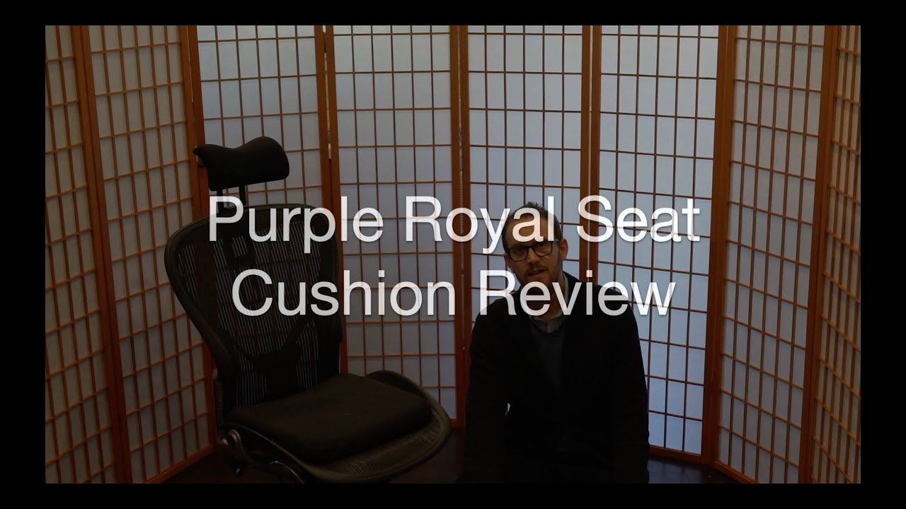 Purple Royal Seat Cushion