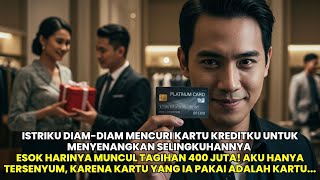 ISTRIKU MENCURI KARTU KREDITKU UNTUK MENYENANGKAN SELINGKUHANNYA. PADAHAL KARTU ITU ADALAH KARTU...
