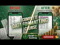 Mobile Excel Data Formatting Course | Zero to Hero 📊 Excel-On Academy