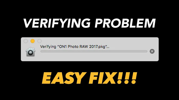 How to Fix the Verifying Problem in Mac