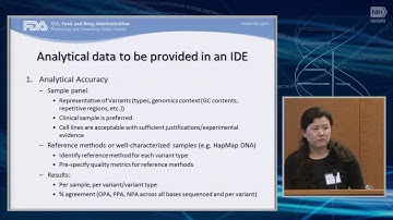 Analytical Validation and IDEs - Sharon Liang