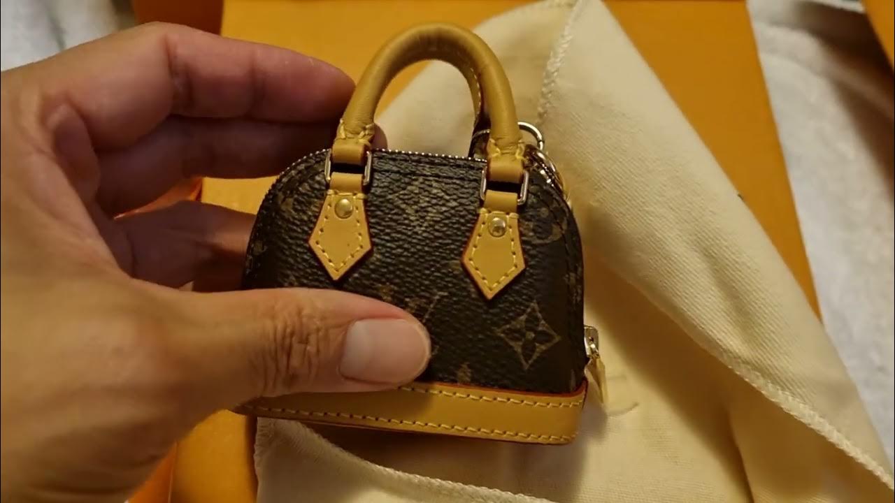 LOUIS VUITTON Vachetta Micro Alma Bag Charm 1258791