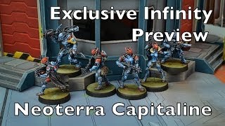 Exclusive Infinity Preview, Neoterra Capitaline - Blue Table Painting