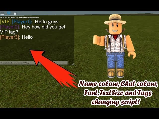 Roblox How To Change The Chat Color Script Youtube - roblox colors names