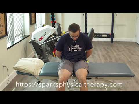 Slump Nerve Glides- Sparks Physical Therapy