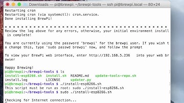 2. Setting up brewpi-esp8266