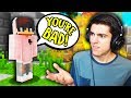 SALTY PLAYER CALLS ME BAD! (Minecraft Skywars)