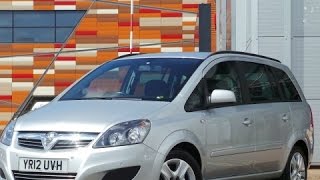 12 12 Plate Vauxhall Zafira 1 7 Cdti 110ps Ecoflex Exclusiv Nav Mpv In Silver Youtube