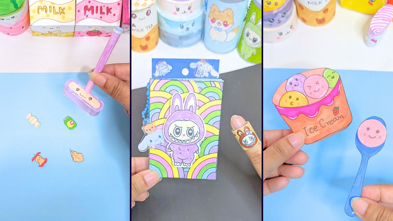 Простые милые поделки из бумаги своими руками | Школьные проекты | Простые идеи для поделок | Под...