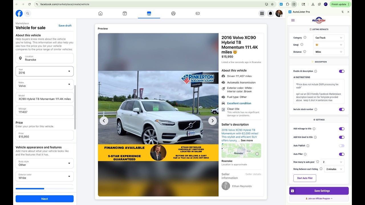 How to Automate Posting Vehicles to Facebook Marketplace in 2026
