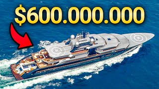 Exclusive Tour INSIDE The $600.000.000 Crescent Yacht By Lürssen