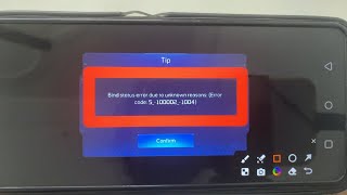How to Fix Bind status error due to unknown reasons: (Error code: 5-100002_-1004) problem solve