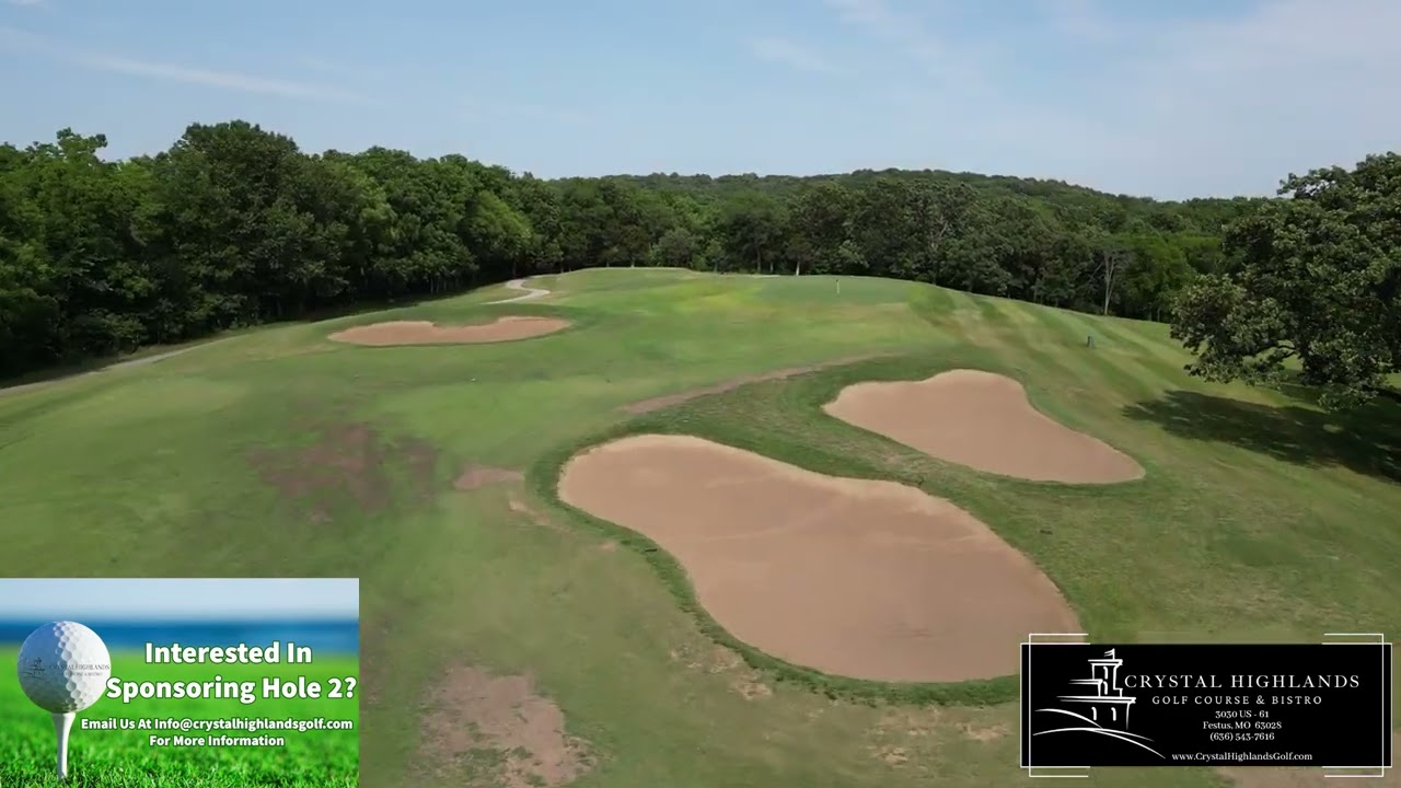 Hole #2 Available for Sponsorship at Crystal Highlands Golf Course