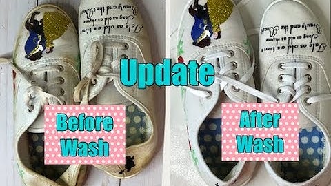 Heat Transfer Vinyl On Shoes | UPDATE |