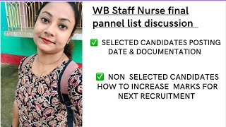 Wb Staff Nurse Final Panel List 2023 Discussion Video