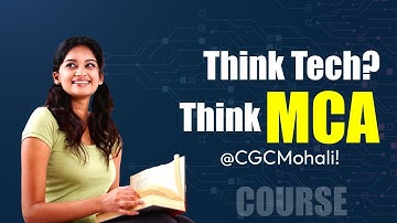 MCA at CGC Mohali: Shaping the Future of Tech Innovation #cgcmohali