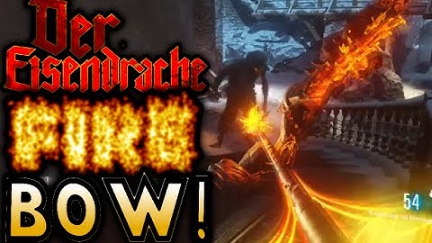 DER EISENDRACHE UPGRADED "FIRE" BOW GUIDE! HOW TO FIRE BOW UPGRADE TUTORIAL! (Black Ops 3 Zombies)