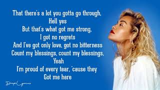 Rita Ora - Grateful (Lyrics)