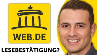 Web.de Lesebestätigung Einrichten Geht Das? Erklärung Deutsch